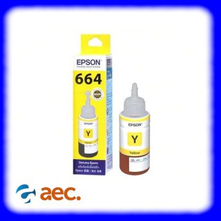 Mực in chính hãng epson 664 y - màu vàng dùng cho máy in l110 / l120 / l220 / l300 / l310 / l360