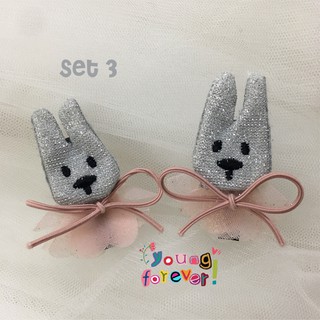 Kẹp tóc bé gái phong cách Hàn Quốc set 2 cái