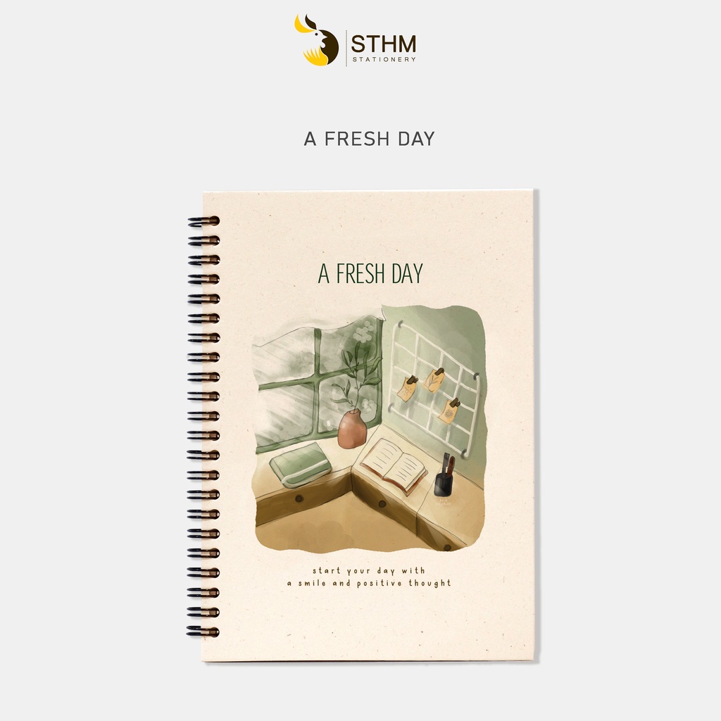 A FRESH DAY - Sổ tay bìa cứng - A5 - 009 - STHM stationery