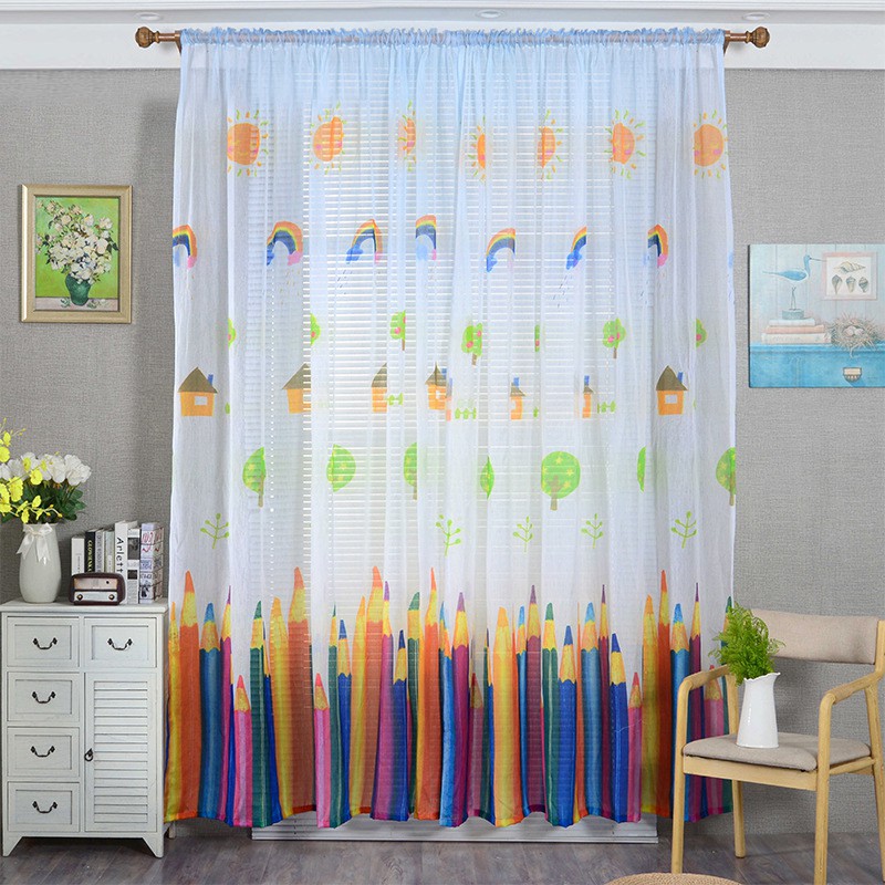 Rèm Cửa Sổ Họa Tiết Hoạt Hình Kích Thước 200x270cm