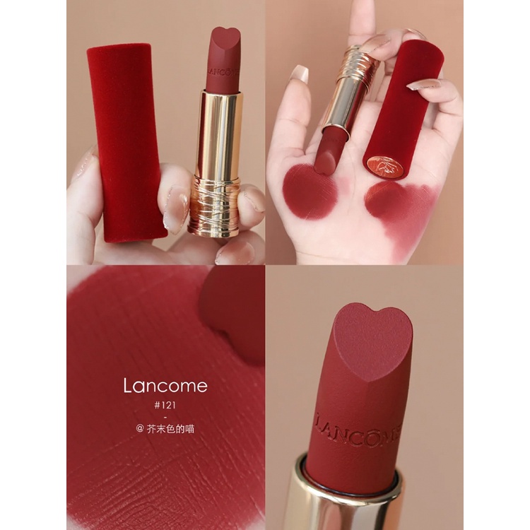 Son Môi Lancome 520 Màu Đỏ Mượt Như Nhung Cao Cấp #121 #Quà Tặng Ngày Lễ Tình Nhân Phiên Bản Giới Hạn 912 3.4g