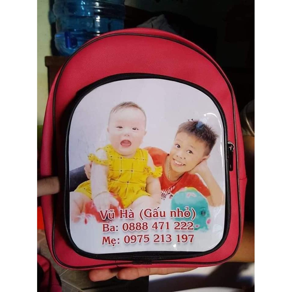 Balo cho bé - In hình bé theo yêu cầu - Sale khủng