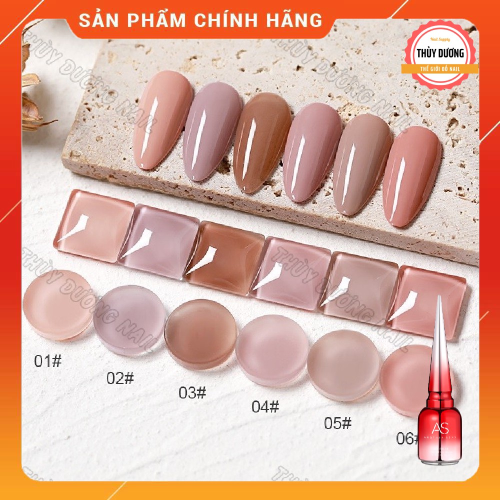 Sơn gel AS chính hãng chai đỏ mã BSN 15ml