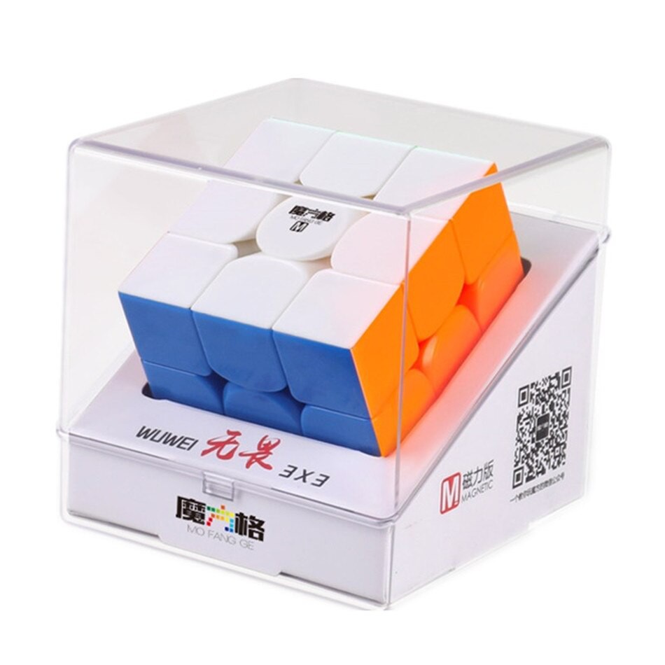 Rubik Qiyi 3x3 M Speed Nam Châm - Rubik Cao Cấp Phát Triển Giáo Dục ( tặng chân đế Rubik )