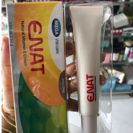 Kem dưỡng Enat Natural Vitamin E Cream  giúp giữ ẩm và làm mềm da (30g)