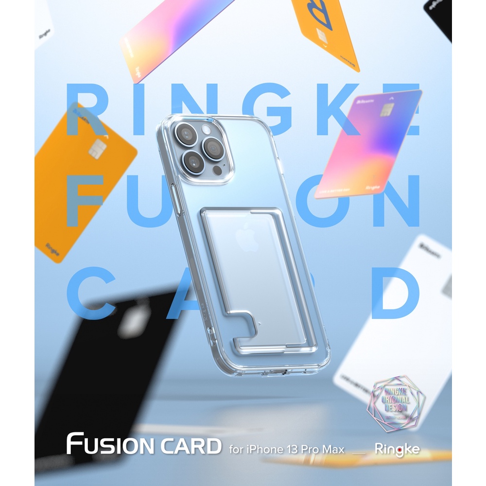 Ốp lưng iPhone 13 Pro Max Ringke Fusion Card Hàn Quốc