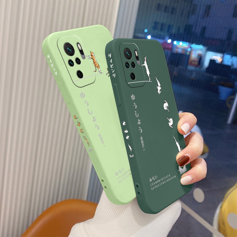 Ốp lưng Con mèo lặn Phone Case For Xiaomi Redmi Note 10 Pro Max 10s 4G 5G 10Pro 10ProMax Nắp lưng mềm