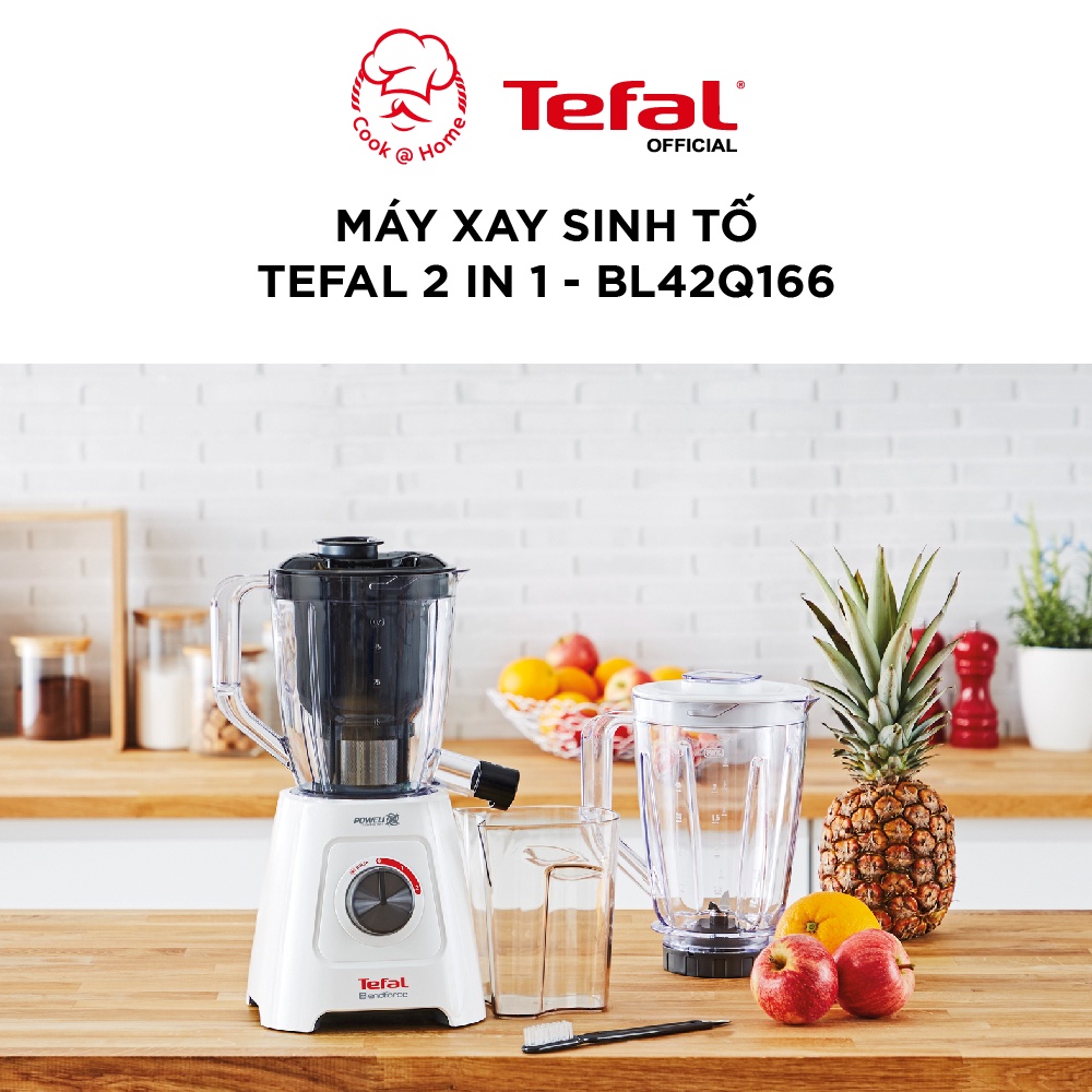 Máy xay và ép 2 trong 1 Tefal BL42Q166 - 2L, 600W