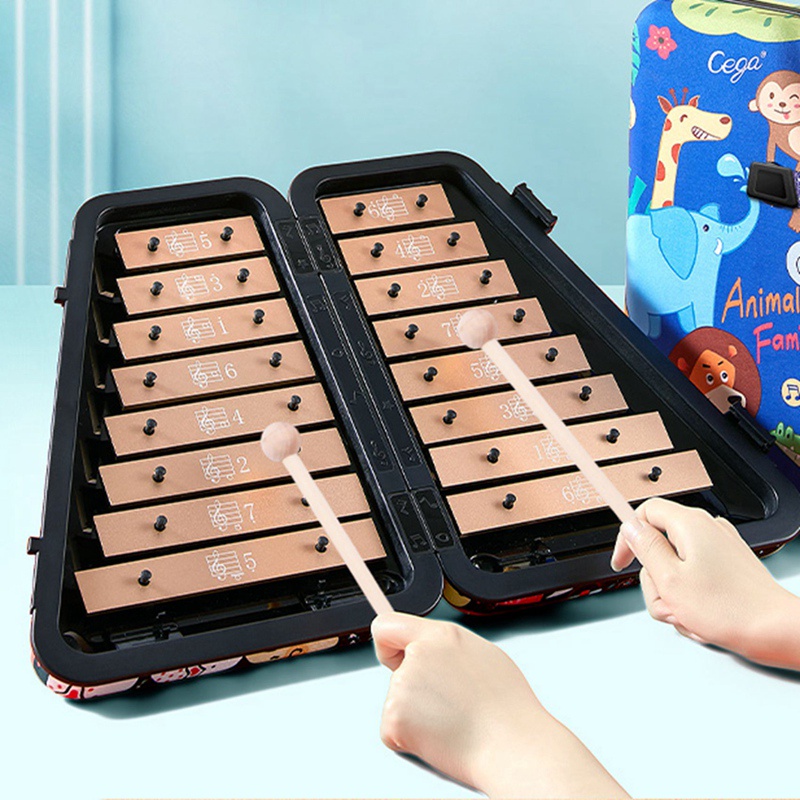 Bộ 2 Cặp Dùi Gõ Chuông Năng Lượng Chuông Gió Xylophone Khối Gỗ Glockenspiel Và Chuông