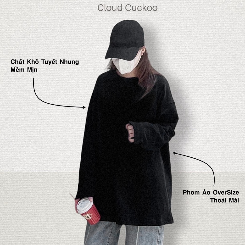 Áo Dài Tay Chất Cotton Mùa Thu In Hình Phong Cách Space Vũ Trụ - Mã Số: KD0175