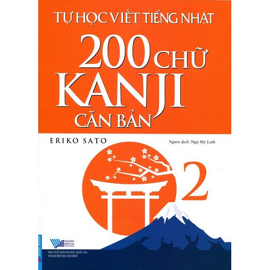 Sách - Tự học viết tiếng nhật - 200 chữ kanji căn bản (tập 2)