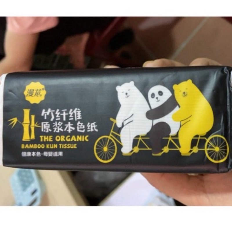 Giấy ăn gấu trúc đen hàng chuẩn nội địa siêu dai