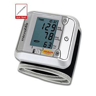 Máy đo huyết áp cổ tay Microlife 3BJ1 4D BH chính hãng 5 năm+ Tặng nhiệt kế thủy ngân