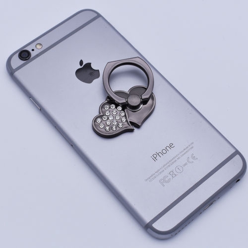 Giá đỡ nhẫn bằng kim loại đính kim cương nhân tạo 360 độ cho điện thoại