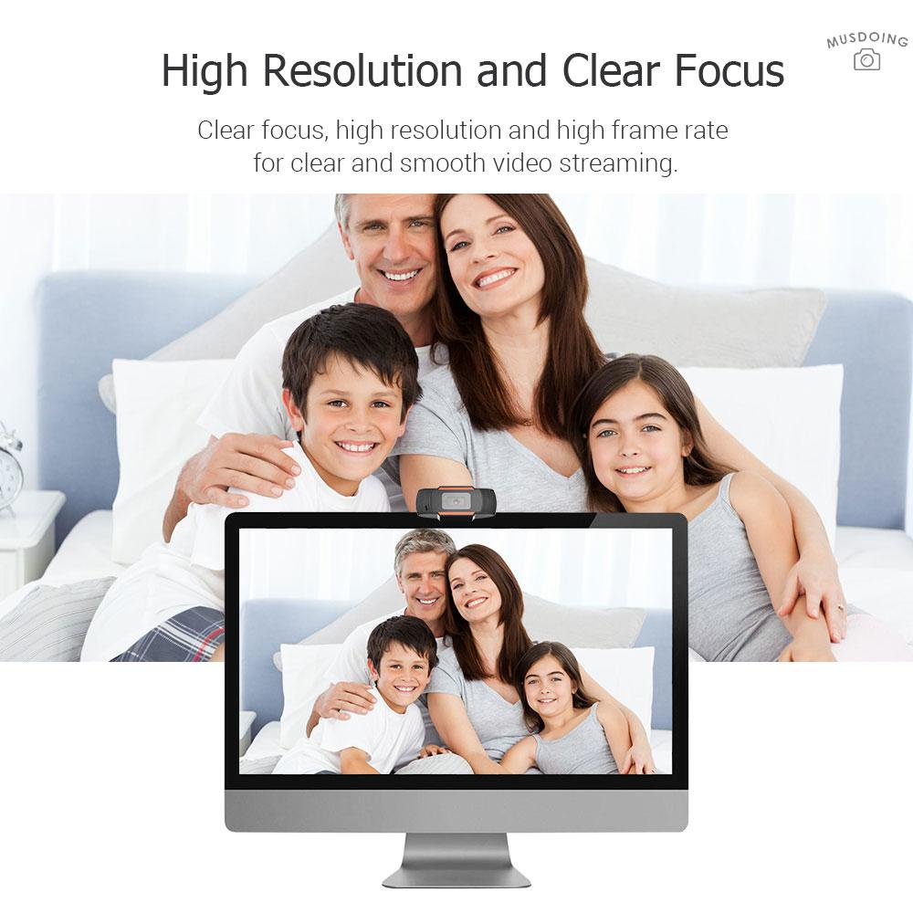 Webcam Usb 720p Hd Tích Hợp Micro Tiện Dụng Cho Máy Tính | BigBuy360 - bigbuy360.vn