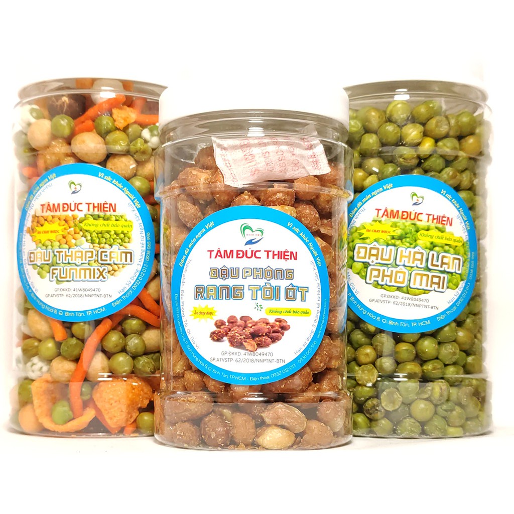 Combo 10 Hũ Đậu Hạt Tâm Đức Thiện