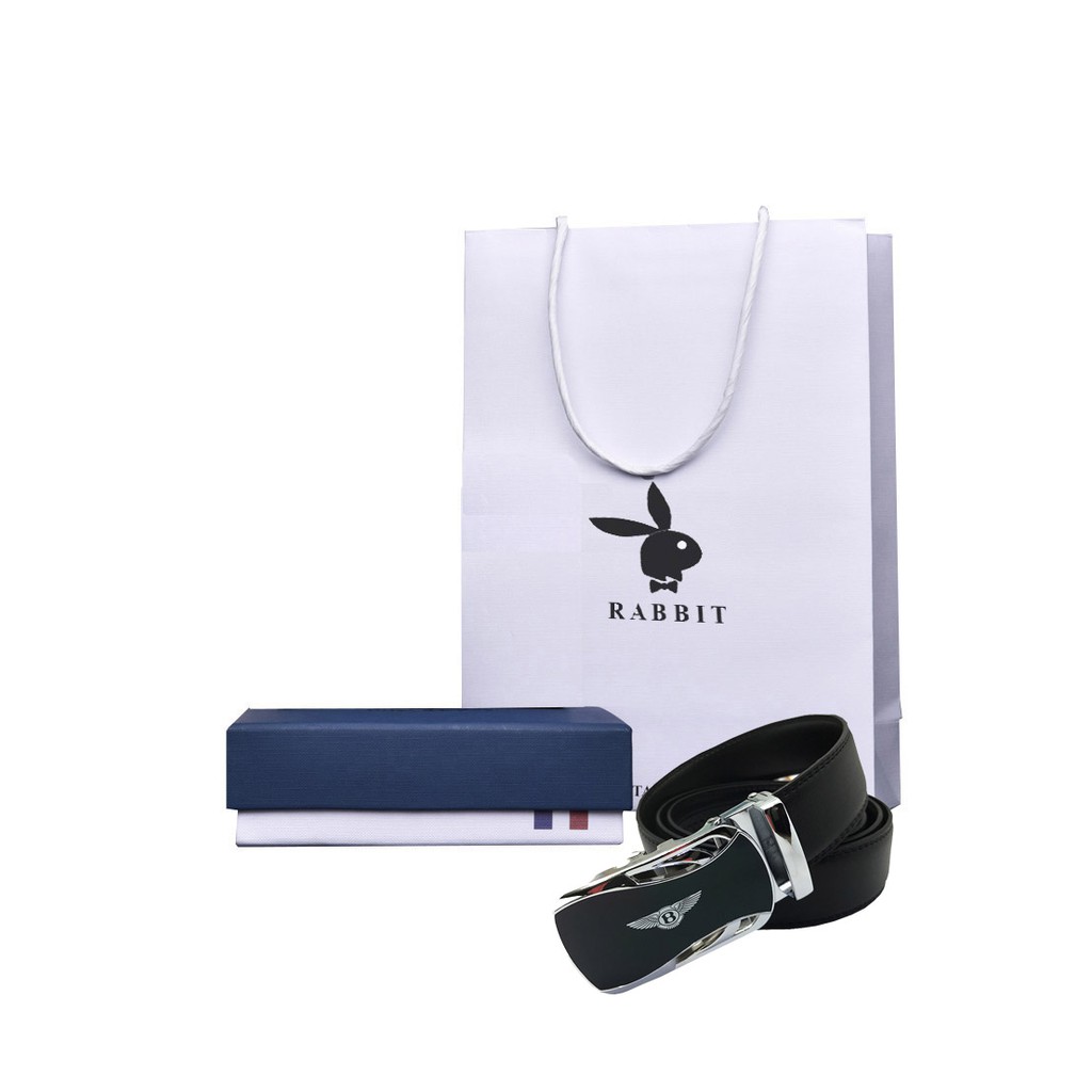 Thắt lưng/ dây nịt nam công sở cao cấp logo xe hơi, có túi hộp hãng sang trọng theo kèm phù hợp làm quà tặng
