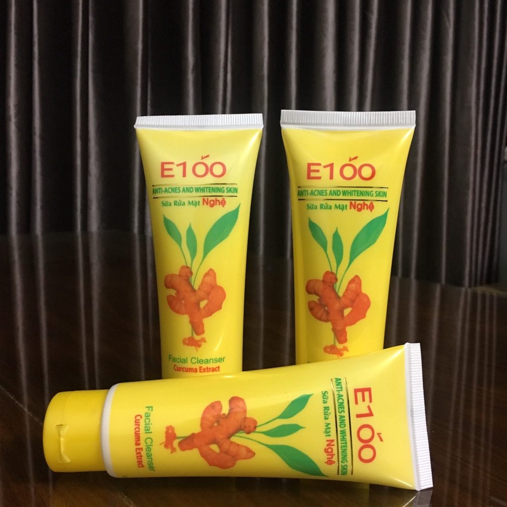 Sữa rửa mặt E100 Nghệ Ngừa mụn100g
