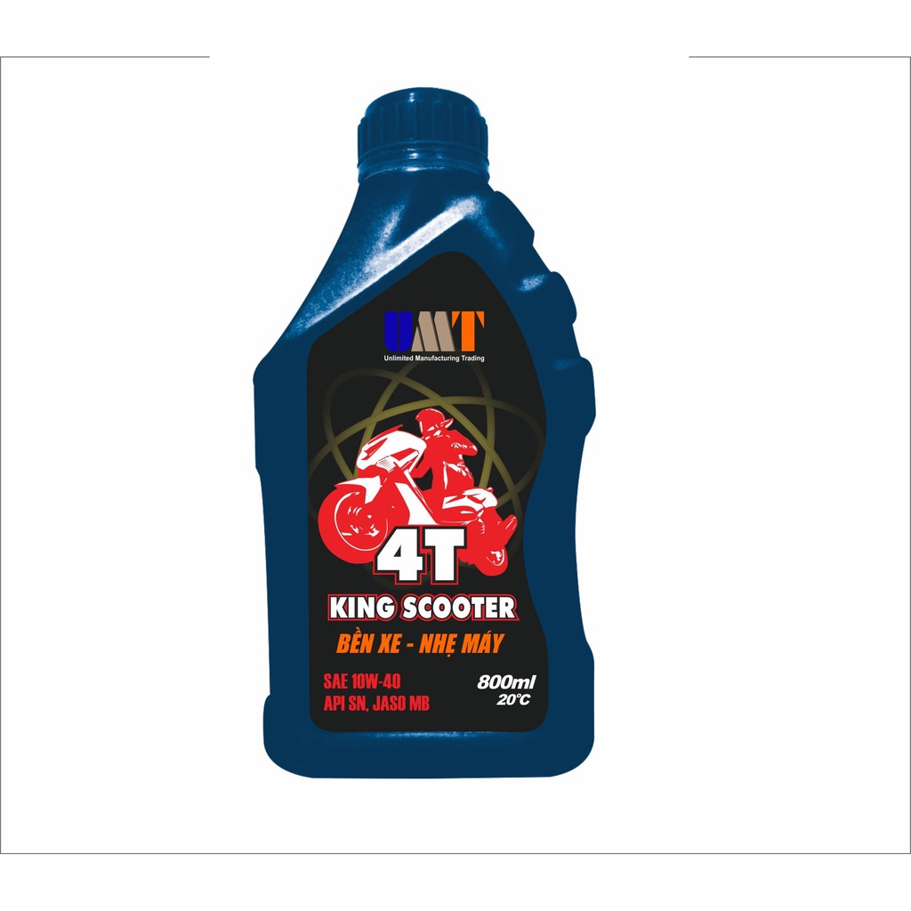 Dầu Nhớt Xe Tay Xe Ga King Scooter KINGLUBE SN 10W-40