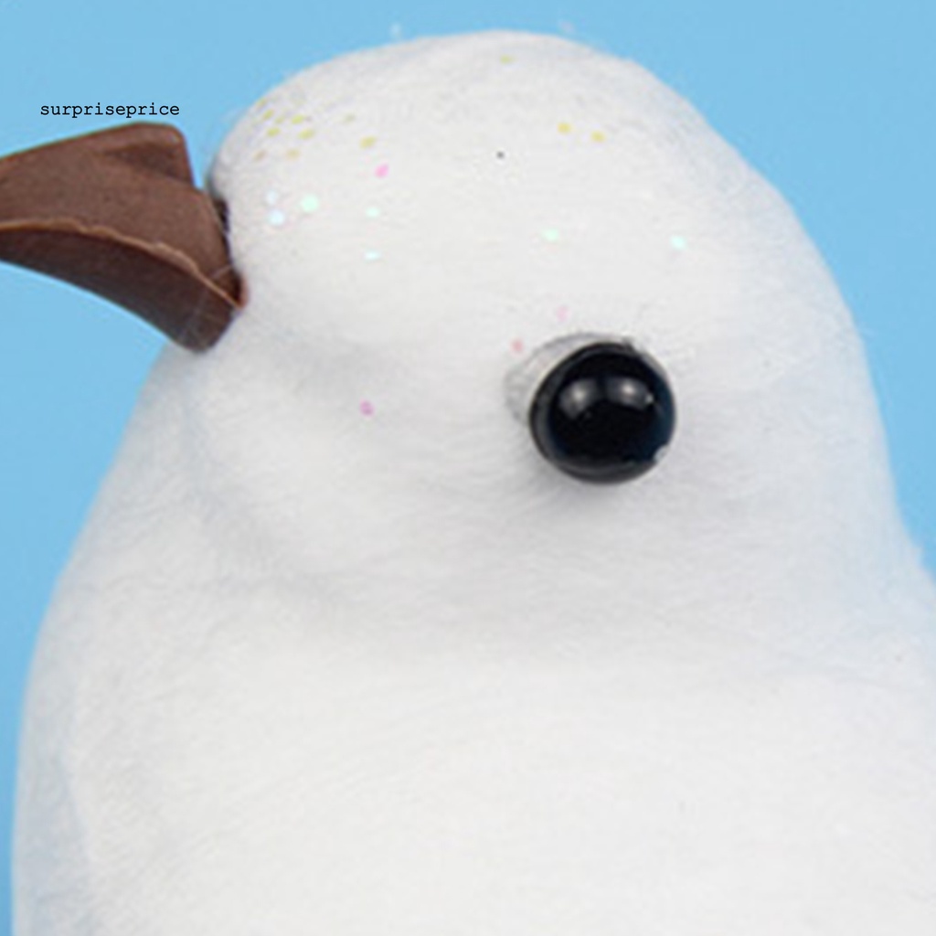 Bộ 2 Chim Bồ Câu Nhân Tạo Sống Động Dùng Trang Trí Nhà Cửa/ Tiệc Cưới