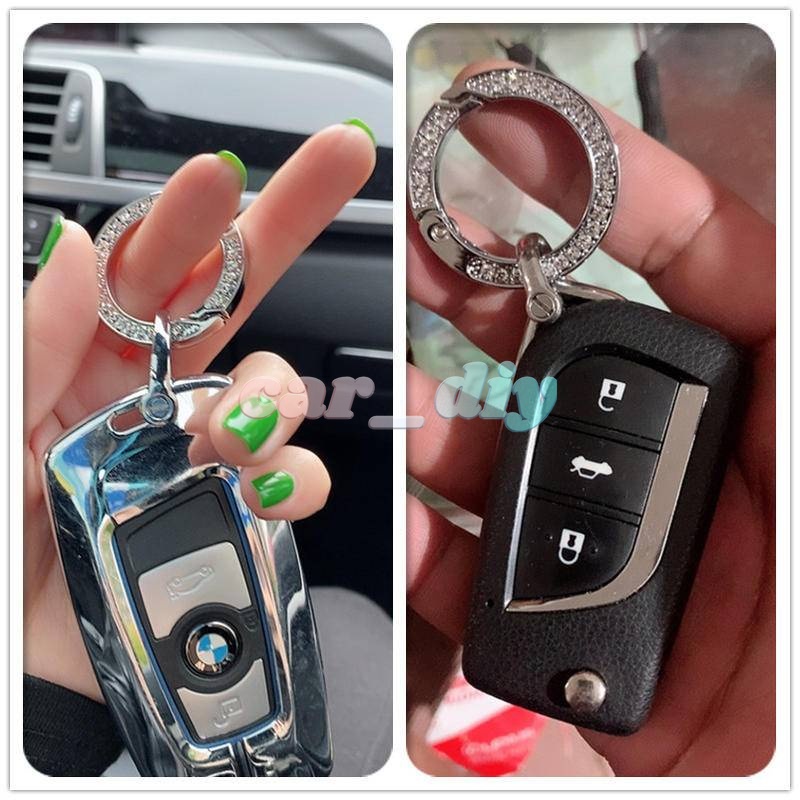 Móc Chìa Khóa Xe Hơi Đính Kim Cương Đơn Giản Sáng Tạo