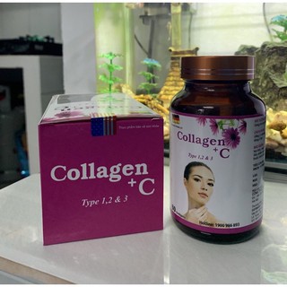 ĐẸP DA SÁNG DA COLLAGEN + C (Lọ 60 viên)