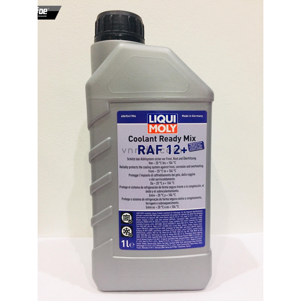 Nước làm mát Liqui Moly KFS 12 plus – Đỏ (1L) (pha sẵn)