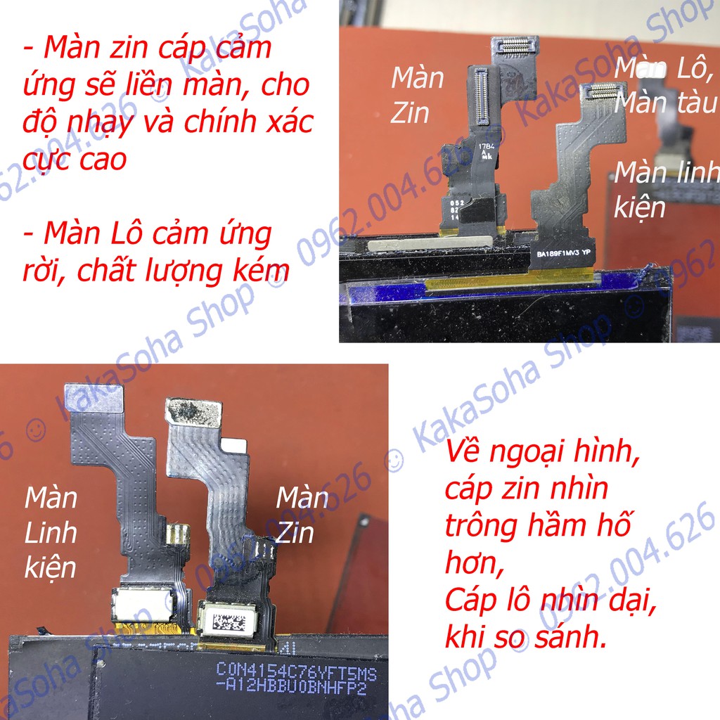 Màn hình iP 5s,SE zin bóc máy, tặng cường lực, tặng tua vít, Màn hình ip 5SE 5s zin chính hãng, miễn phí vận chuyển.