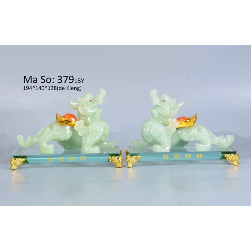 Cặp Tỳ Hưu Phong Thuỷ Cỡ Nhỏ- Kỳ Hưu Linh Vật Phong Thuỷ Hút Tài Lộc