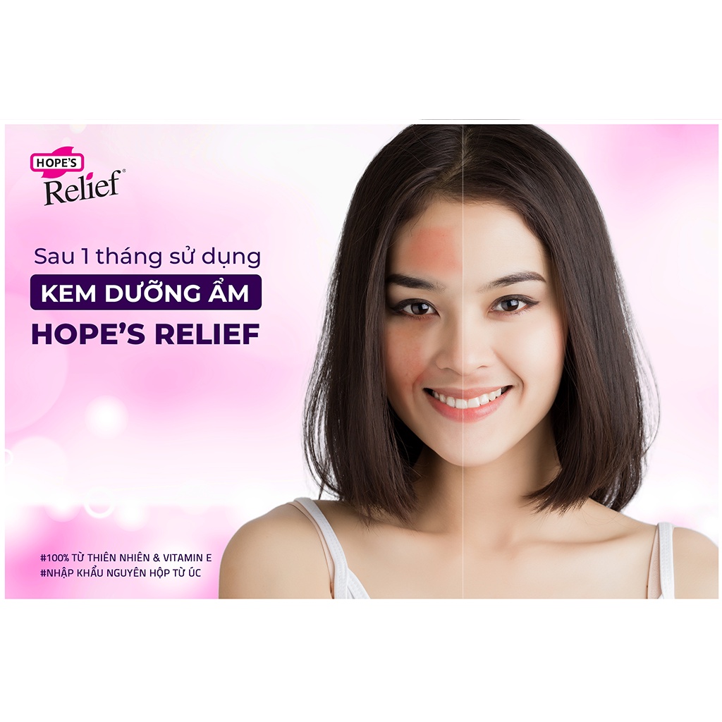 Kem Dưỡng Ẩm Chuyên Sâu Từ Tinh Chất Trái Cây Thiên Nhiên Cho Da Khô Hope’s Relief Moisturising Lotion Úc 60/145g