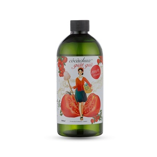 Nước giặt xả 500ml cô cà chua mới toanh - thơm sạch thân thiện