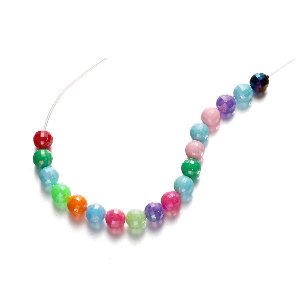 Set 50-100 Hạt Xâu Chuỗi 6mm 8mm Tự Làm Trang Sức Tiện Dụng