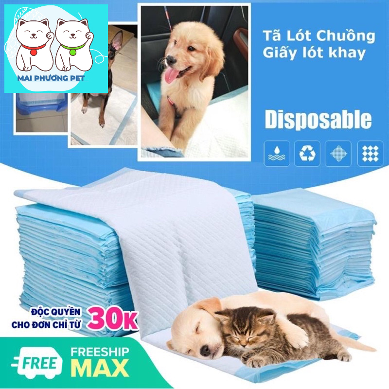 (1 bịch) tã bỉm cho chó Bỉm tã lót chuồng thú cưng hoặc lót sàn xe S 100 miếng