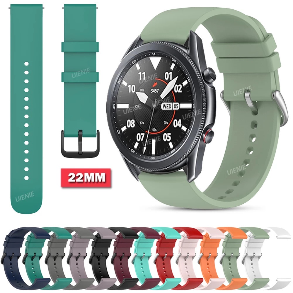 Dây đeo silicone 22mm cho đồng hồ samsung galaxy watch 3 45mm / 46mm / gear s3 frontier

