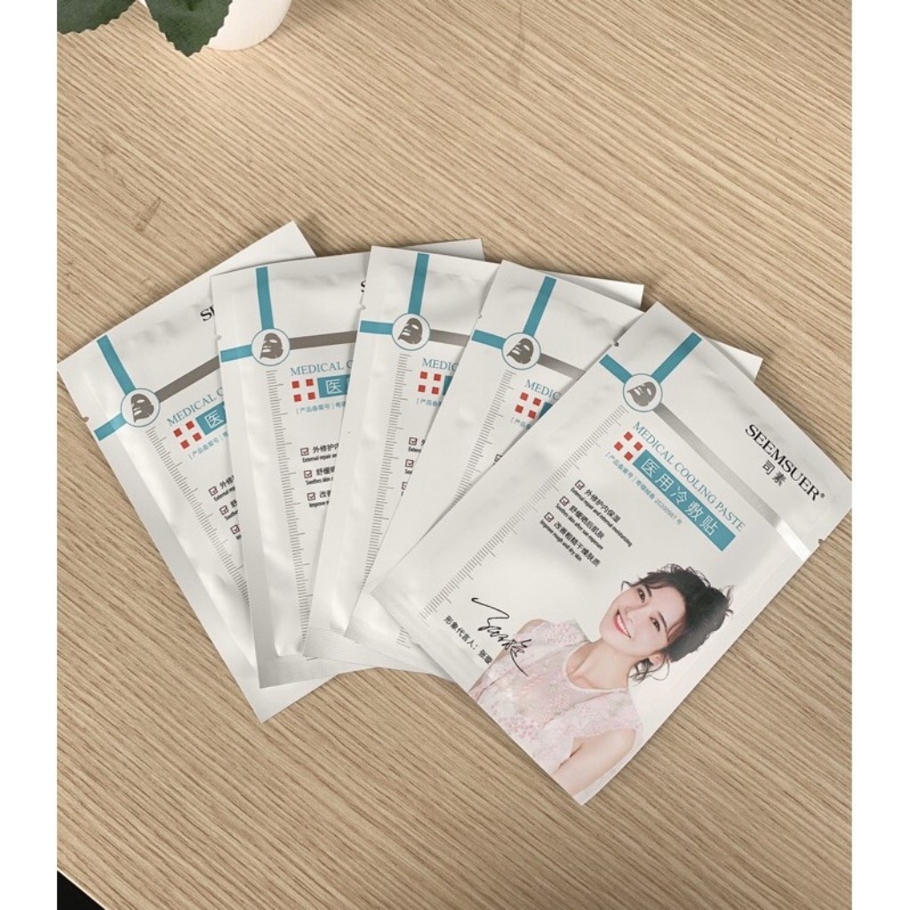 Mặt Nạ Giấy Dưỡng Trắng Da, Mụn Cấp Ẩm, chống lão hóa Seemsure, bản Nội địa trung cao cấp