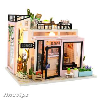DIY Miniature Dollhouse Furniture Set 1:24 Handmade Gifts -Hour Light Studio