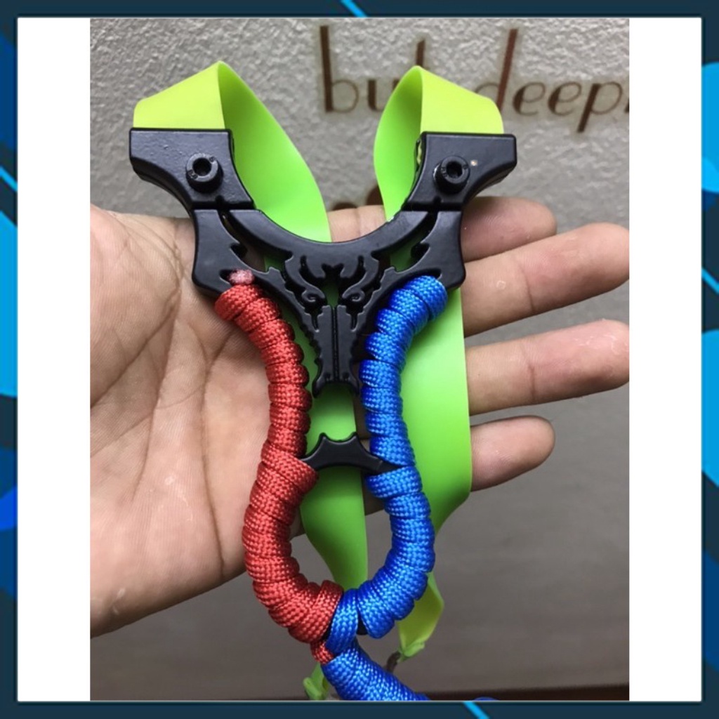 Ná cao su kim loại trâu đen giá rẻ cao cấp + 1 dây thun 1mm + lục giác  - Ná Cao Su VTA