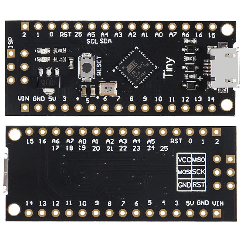 Set 5 Bảng Mạch Phát Triển Mini MH-Tiny ATTINY88 16Mhz / Digispark ATTINY85 Nano V3.0 ATmega328