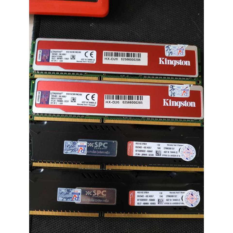 Ram Kingston HyperX Fury 4 Gb DDR3 bus 1600 còn bản hàng đến tháng 11/2018