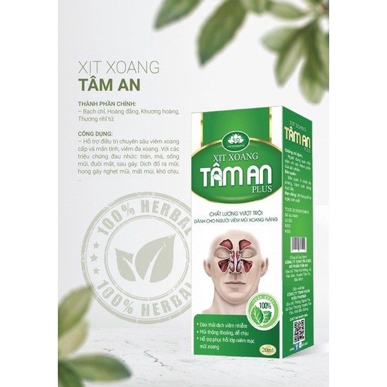 Xịt Xoang Tâm An