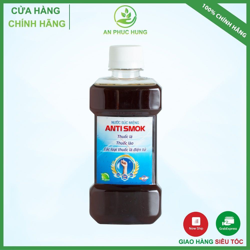 Cai thuốc lá nước súc miệng - Cai thuốc lá Anti Smok