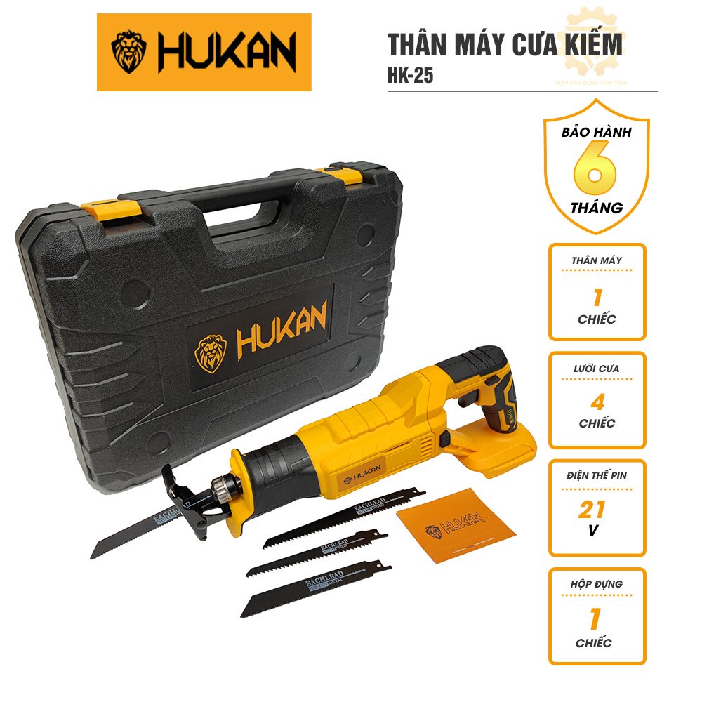 Thân máy cưa kiếm cầm tay cỡ lớn HUKAN HK-25 chân pin