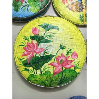 Tranh mẹt tre trang trí vách tường