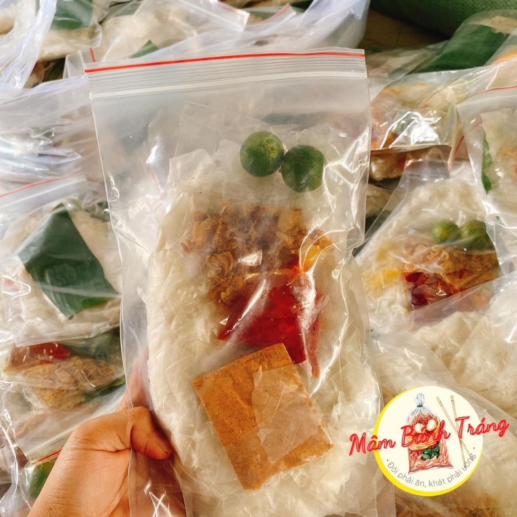 Bánh tráng phơi sương lá chuối lớn bánh tráng trộn phơi sương Tây Ninh - 04100056