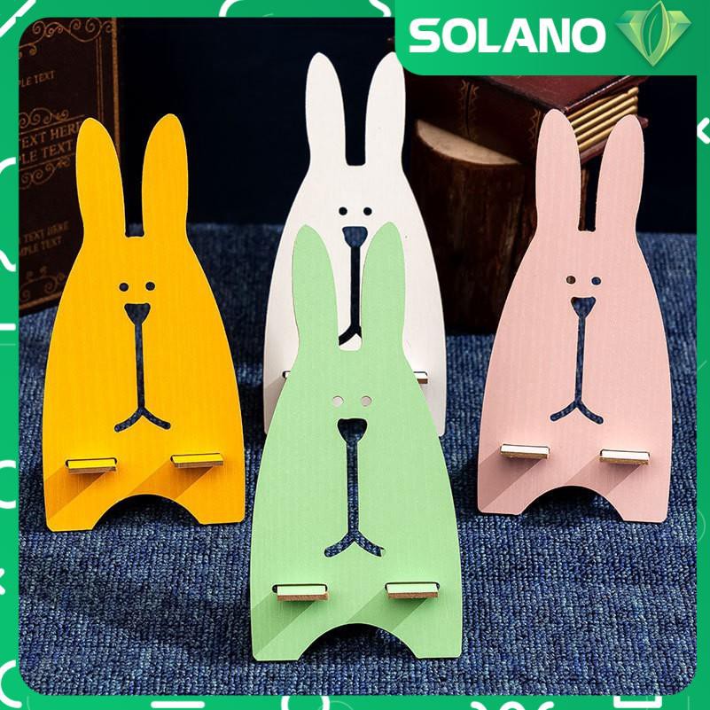 Giá đỡ điện thoại SOLANO đỡ điện thoại iPhone, Android, máy tính bảng iPad đa năng hình thỏ đáng yêu TA-001304