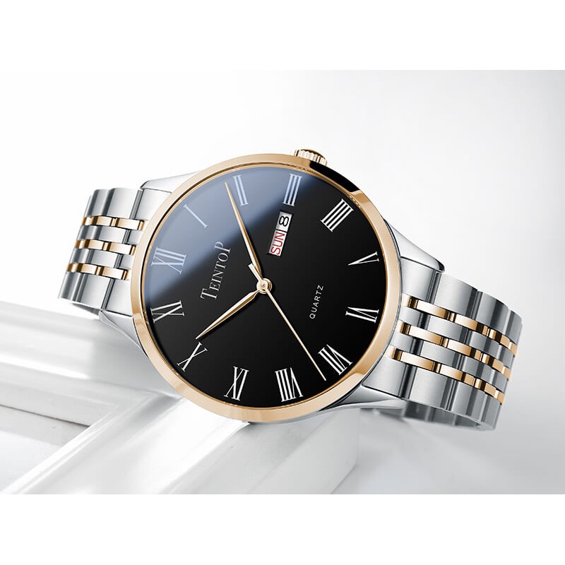 Đồng hồ nam chính hãng Teintop T7017-2 hàng mới ,Kính sapphire ,chống xước ,Chống nước 30m,Máy Quartz,Bảo Hành 12 Tháng