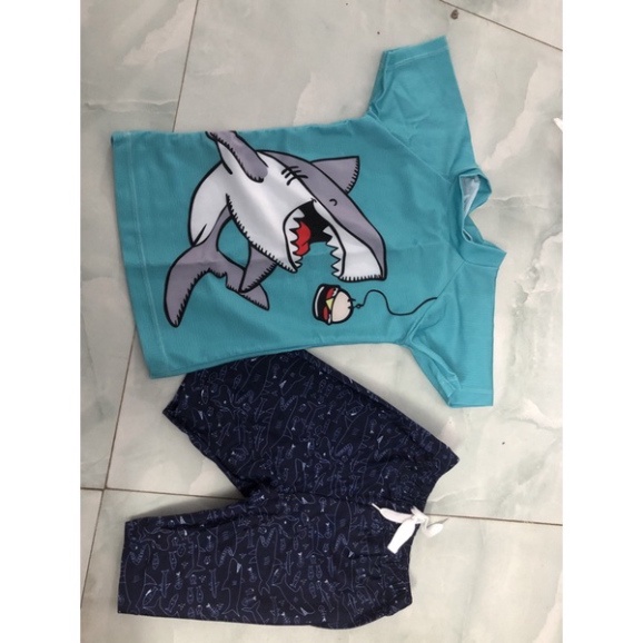 Đồ Bơi Bé Trai Bé Gái Tay Dài Chống Nắng LUHAZO in hình ngộ nghĩnh