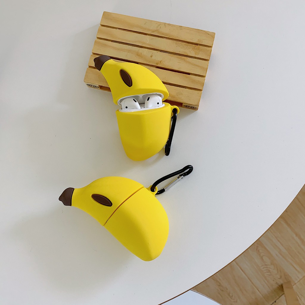 ☘️ Case Airpods "Chuối Kute" đựng tai nghe không dây Airpods 1/2 và i11 i12 i18 i100 ... BANANA | BigBuy360 - bigbuy360.vn