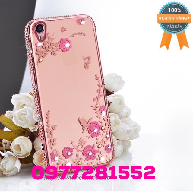 Ốp Lưng oppo A39 Hoa Đính đá