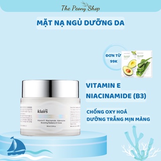 Mặt nạ ngủ dưỡng da Klairs Freshly Juiced Vitamin E Mask 90ml chống lão hóa, giúp da căng bóng, mịn màng